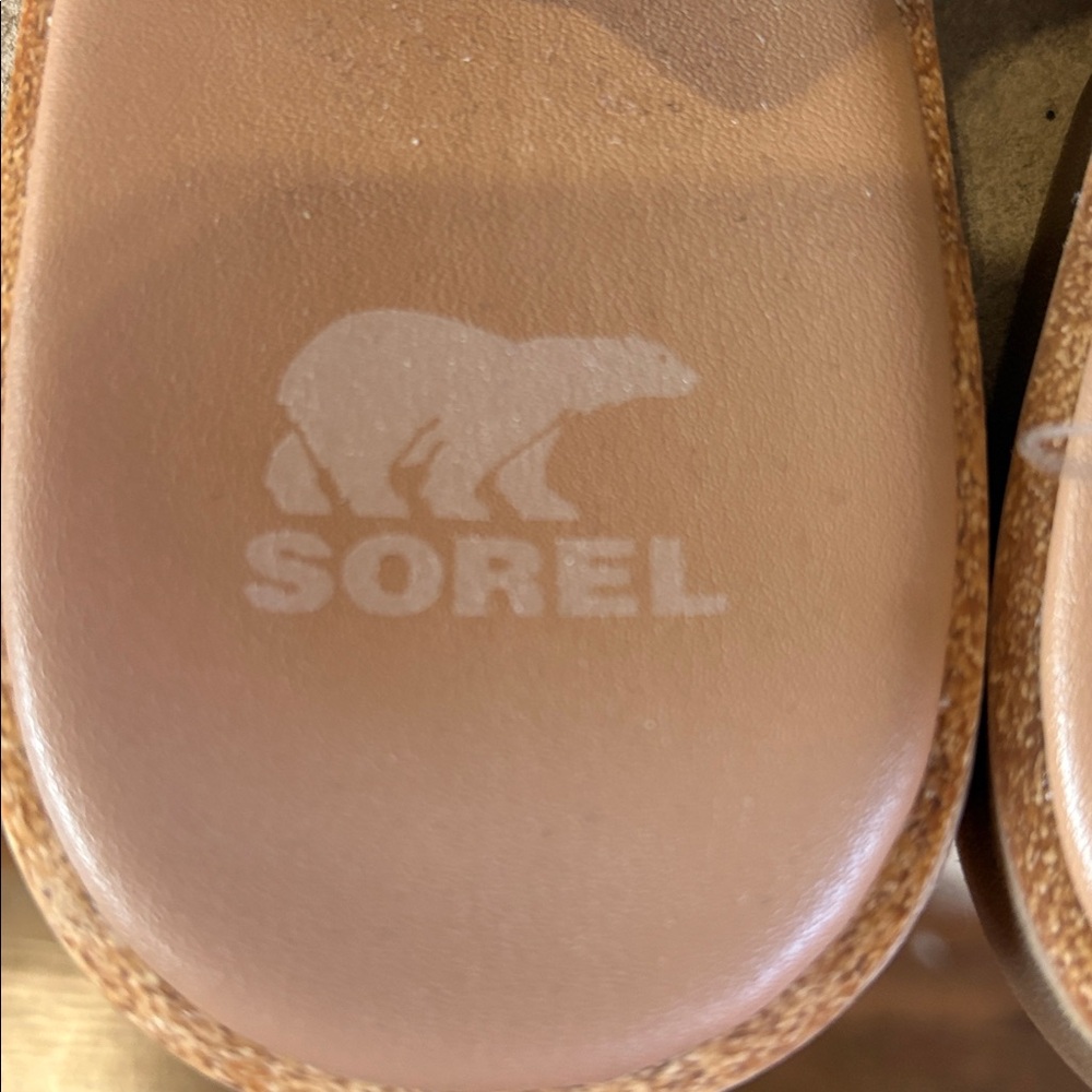 Sorel sz 11 cream and white sandals NWT - Picture 11 of 11